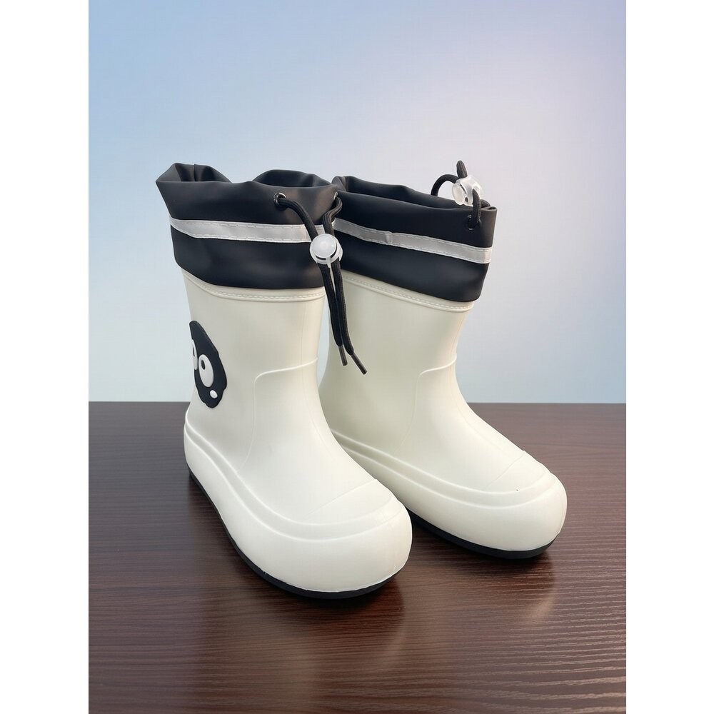 時尚小黑點雨鞋/膠鞋｜白色｜34-35號（鞋內約22-22.5公分）/時尚小黑點雨鞋/膠鞋｜卡其色｜L號（鞋內約23-2-規格圖4