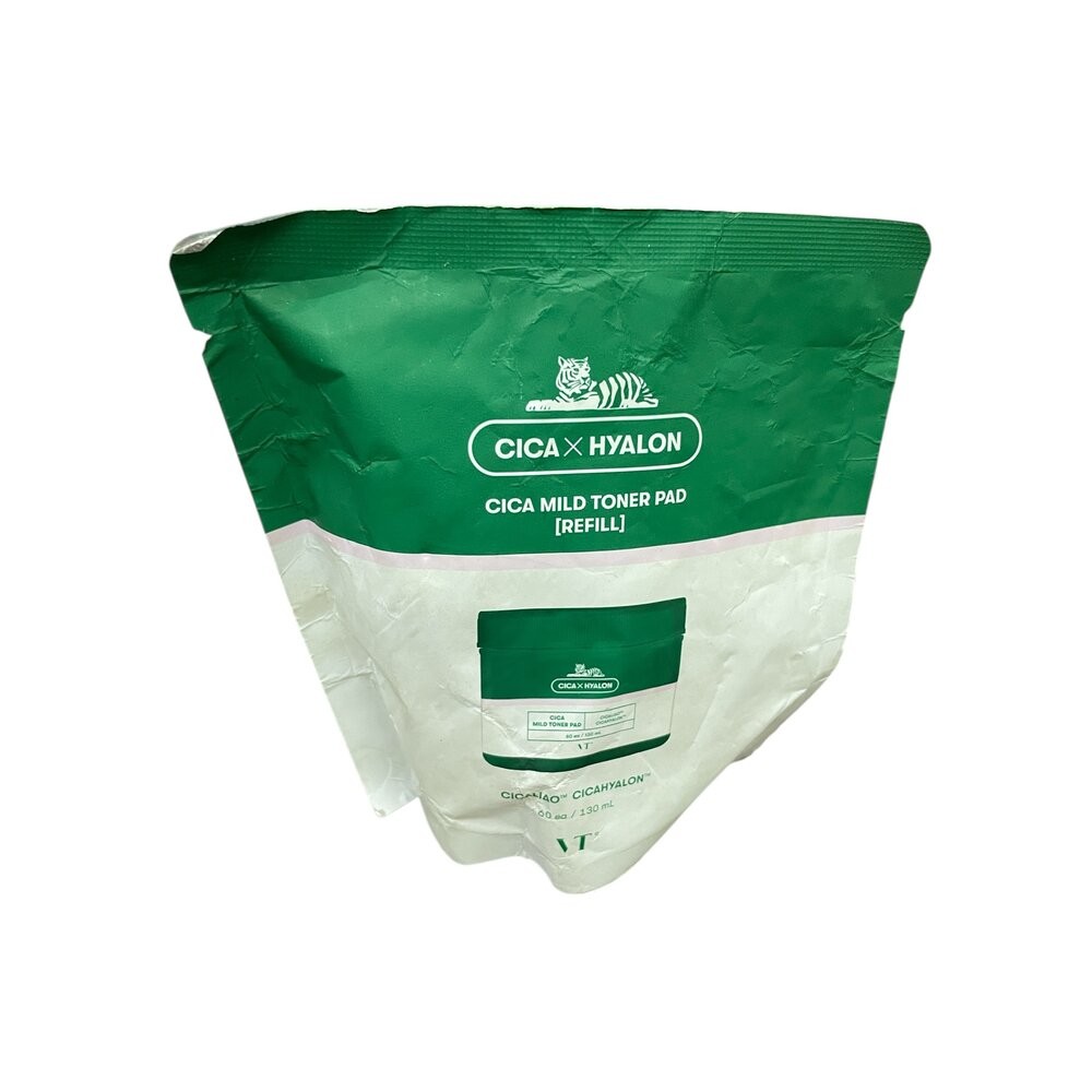 CICA VT老虎積雪草爽膚棉60片 盒裝/老虎積雪草爽膚棉60片 補充袋裝 盒損品現貨-規格圖4