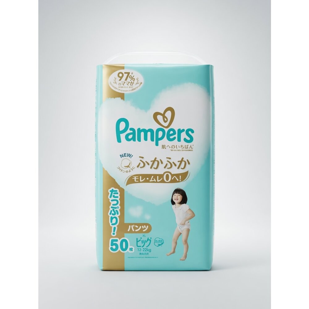 Pampers 幫寶適日本境內版 褲型尿布 6~12kg中碼(M)56枚/褲型尿布XL 12-22kg42枚/尿布褲型X-規格圖5