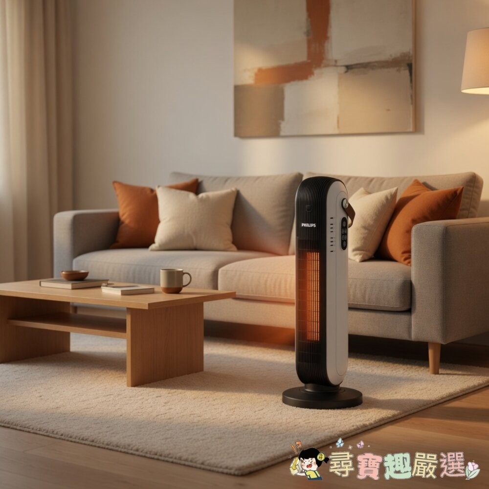 *尋寶趣嚴選*PHILIPS 飛利浦 塔式暖風機 遙控 AHR2142FD, 黑銀色現貨-細節圖2