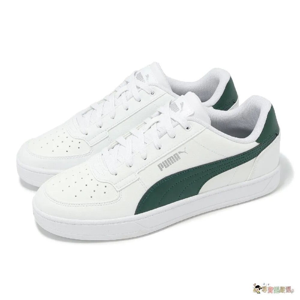 現貨 PUMA Caven 2.0 復古休閒鞋/運動鞋 39229054, 28cm, 白色/綠色 12-2現貨-細節圖4
