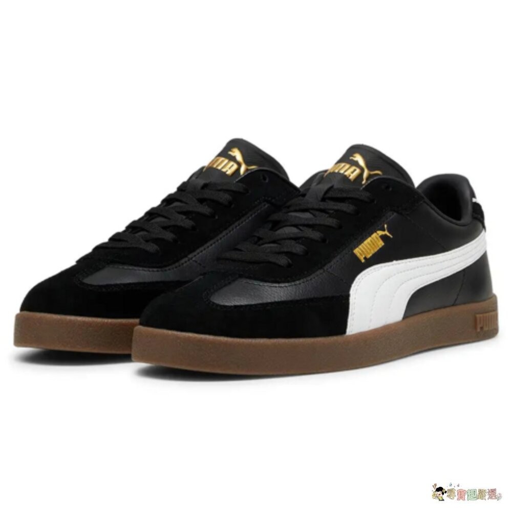 現貨 正品 PUMA CLUB II ERA 運動休閒鞋 德訓鞋 39744702, 24cm, 黑白色, 1雙 12--細節圖2