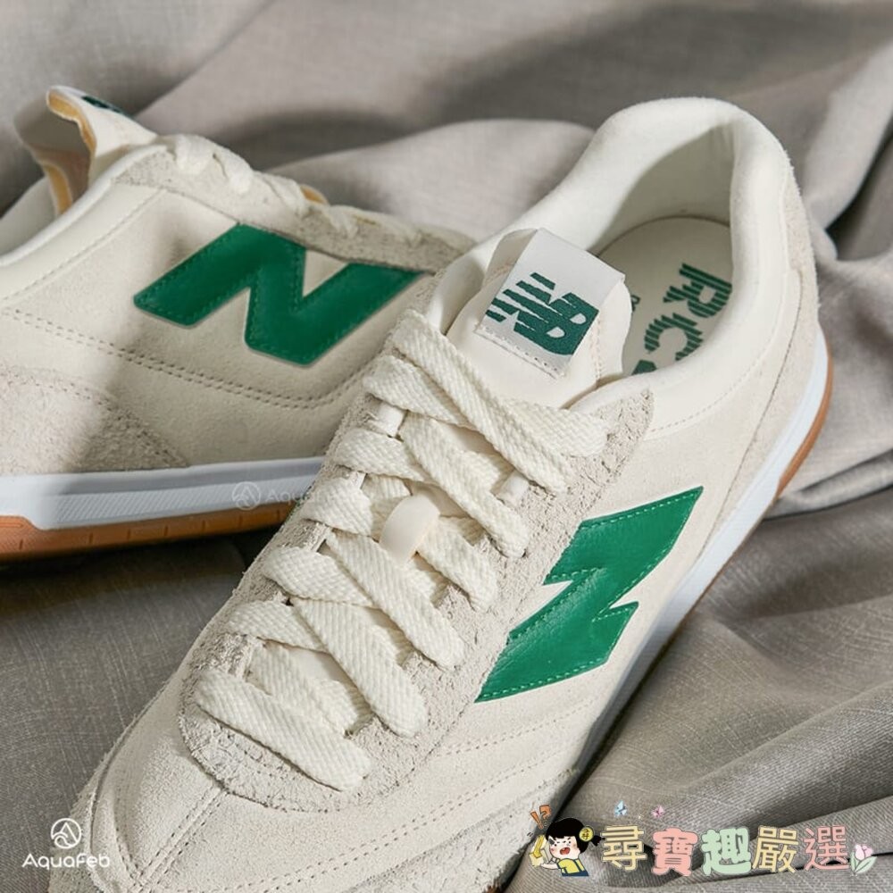 New Balance NB RC42 休閒鞋,URC42HG US5.5, 白綠現貨-細節圖2