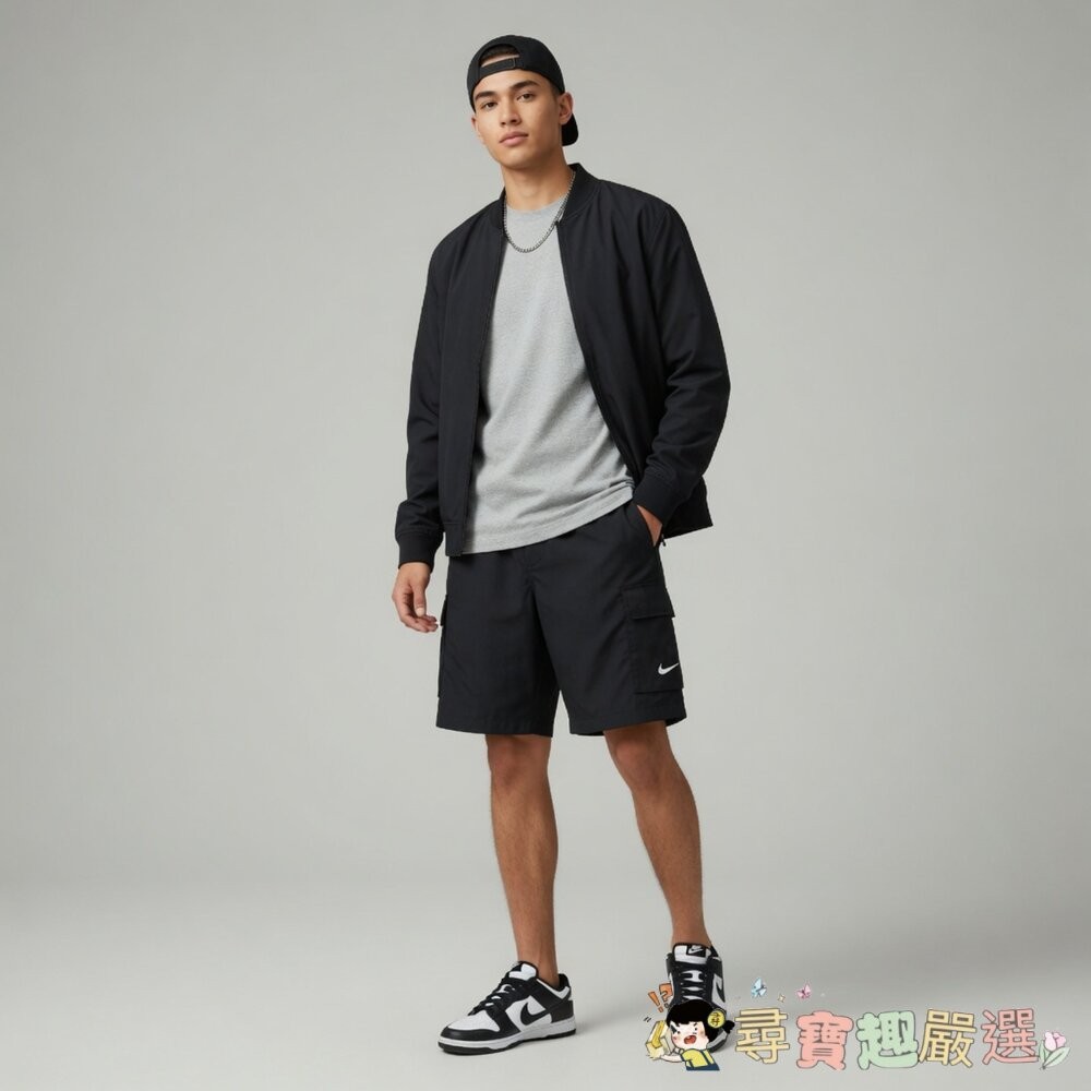 *尋寶趣嚴選*24H出貨 專櫃正品 NIKE 男性九吋海灘褲 黑 M號 NESSE468-001現貨-細節圖2
