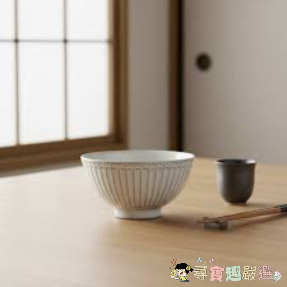 美濃燒 十草 飯碗, 12.3 x 6.5cm, 米白現貨-細節圖2