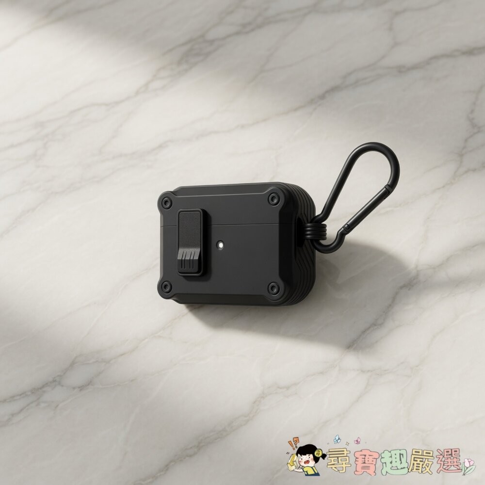 *尋寶趣嚴選* 耳機套 藍芽耳機 Rugged卡扣式防撞耳機保護殼 (AirPods Pro 1/2)現貨-細節圖2