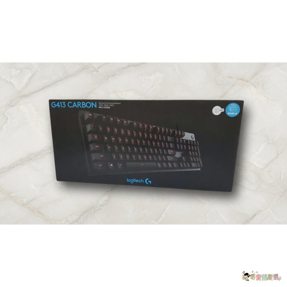 [九成新展示機]logitech 羅技 電競鍵盤 繁體中文注音 K840 MECHANIC /G413 CARBON-細節圖3
