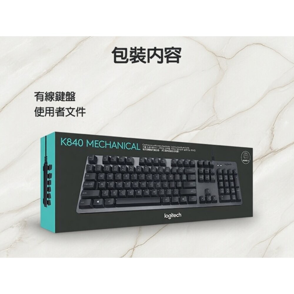 [九成新展示機]logitech 羅技 電競鍵盤 繁體中文注音 K840 MECHANIC /G413 CARBON-規格圖5