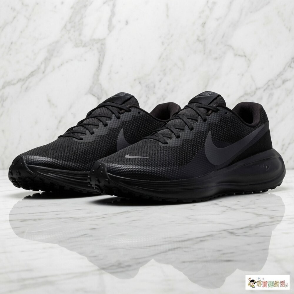 現貨 NIKE 耐吉 男款 NIKE REVOLUTION 8 跑步鞋 HJ9198002, 黑色 27cm  12-1-細節圖2