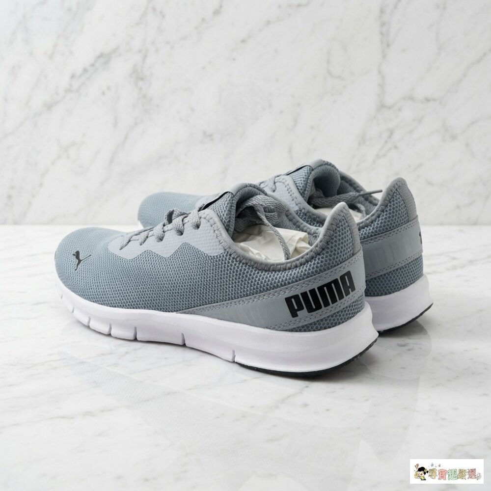 PUMA 男款 Hustle V2 運動慢跑鞋, 灰色, 25.5cm  12-2現貨-細節圖2