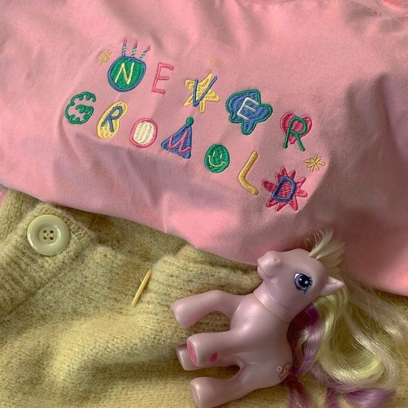 [DAUGHTERSTUFFS] 服飾 短袖 泰國品牌 女生上衣 刺繡衣服 泰國代購 衣服 泰國 偷偷摸摸 🐢-細節圖2