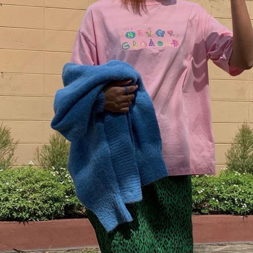 [DAUGHTERSTUFFS] 服飾 短袖 泰國品牌 女生上衣 刺繡衣服 泰國代購 衣服 泰國 偷偷摸摸 🐢-細節圖4