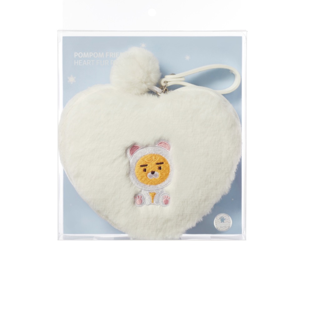 [KAKAO FRIENDS] 萊恩 錢包 北極熊 冬季 零錢包 韓國 韓國代購 RYAN 絕版 限量 偷偷摸摸🐢-細節圖4