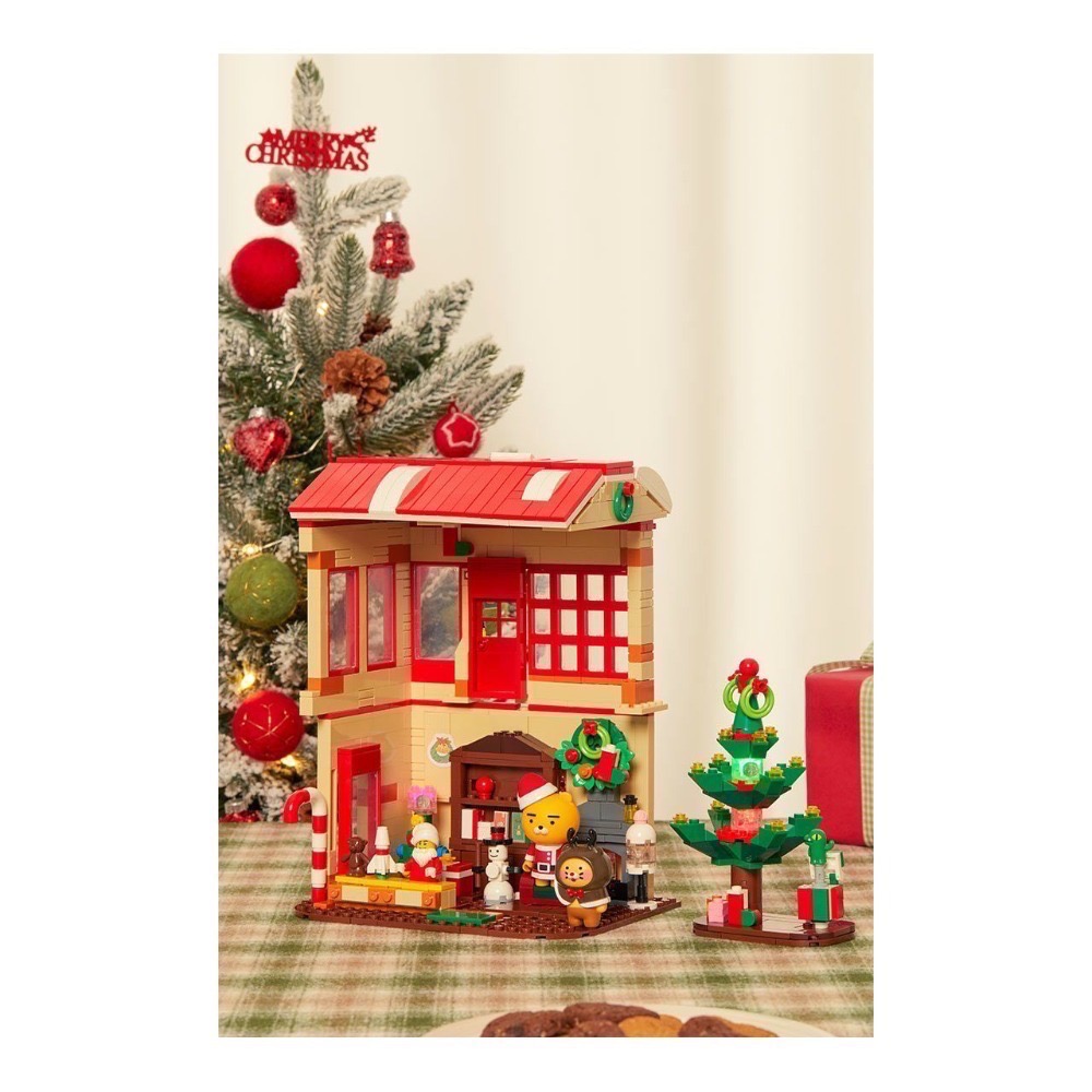 [KAKAO FRIENDS] 內有多款 積木 萊恩 聖誕禮物 玩具店 交換禮物 限量 春植 聖誕節 偷偷摸摸🐢-細節圖3