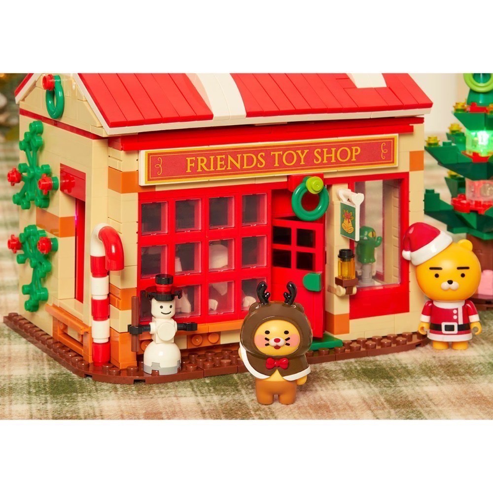 [KAKAO FRIENDS] 內有多款 積木 萊恩 聖誕禮物 玩具店 交換禮物 限量 春植 聖誕節 偷偷摸摸🐢-細節圖5
