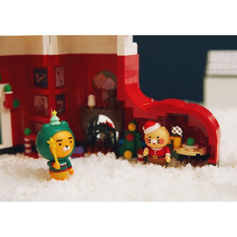 [KAKAO FRIENDS] 內有多款 積木 萊恩 聖誕禮物 玩具店 交換禮物 限量 春植 聖誕節 偷偷摸摸🐢-細節圖9