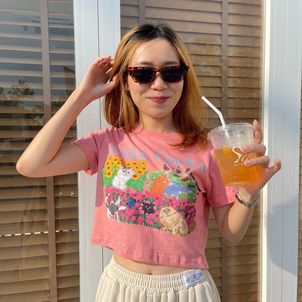 [LOCKERDUMP] 服飾 短袖 泰國品牌 女生上衣 泰國代購 衣服 泰國 偷偷摸摸 🐢-細節圖3