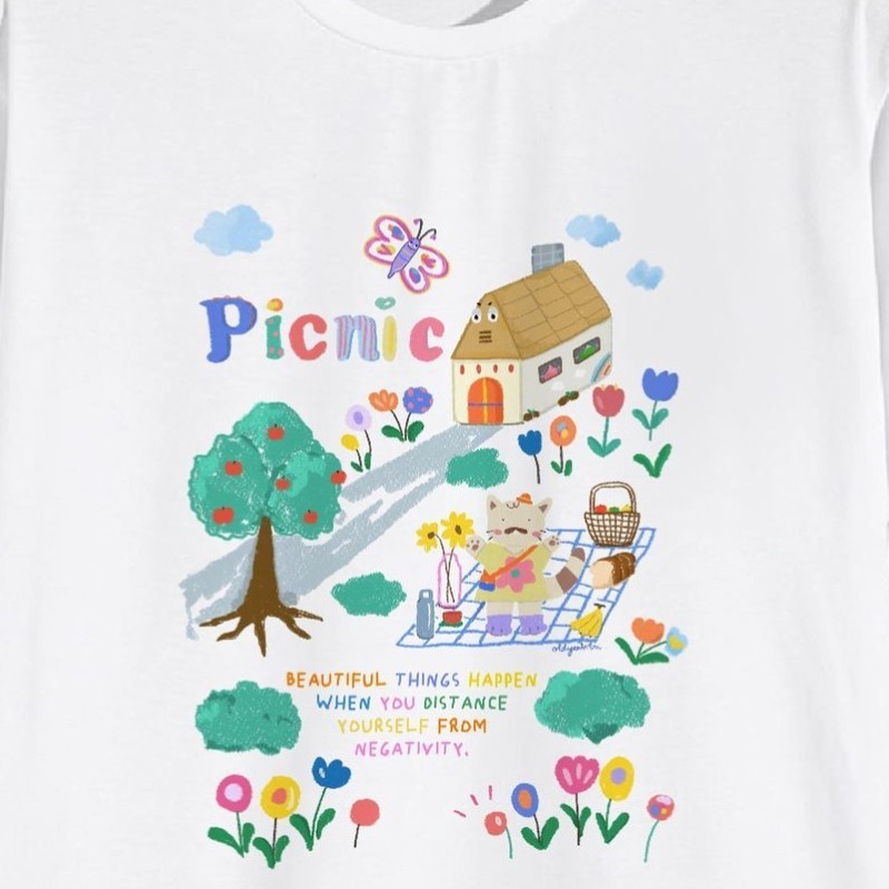 [OLDYEAHTU] 服飾 短袖 泰國品牌 女生上衣 泰國代購 衣服 泰國 偷偷摸摸 🐢-細節圖4