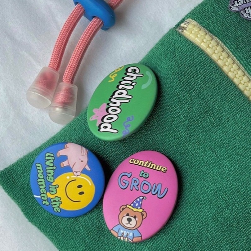 [DAUGHTERSTUFFS] 胸章 胸針 別針 裝飾 小物 小包包 文創 泰國 泰國代購 偷偷摸摸🐢-細節圖7