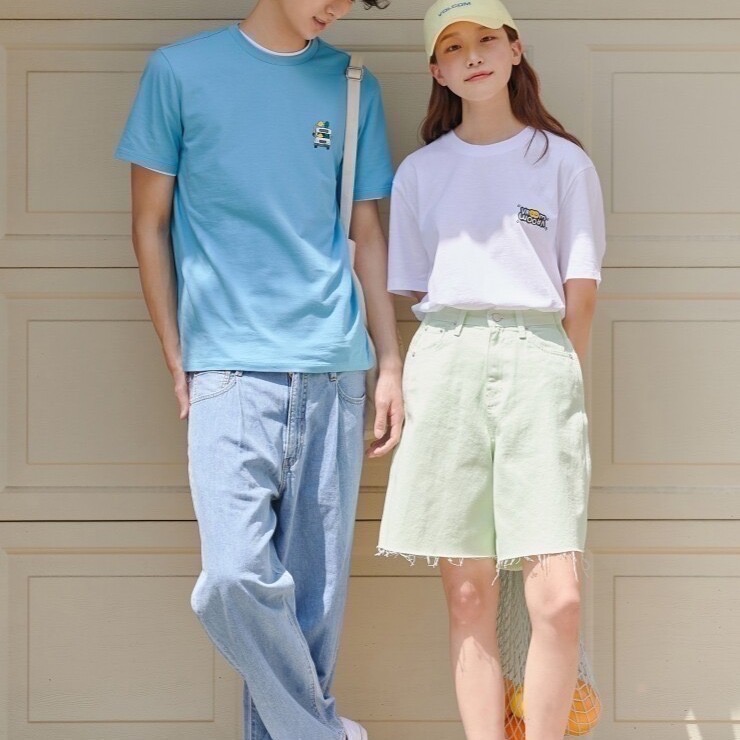 [ANDZ] JOGUMAN 恐龍 衣服 情侶衣 李敏鎬 聯名 韓國文創 女生上衣 短袖 T恤 韓國 偷偷摸摸🐢-細節圖2