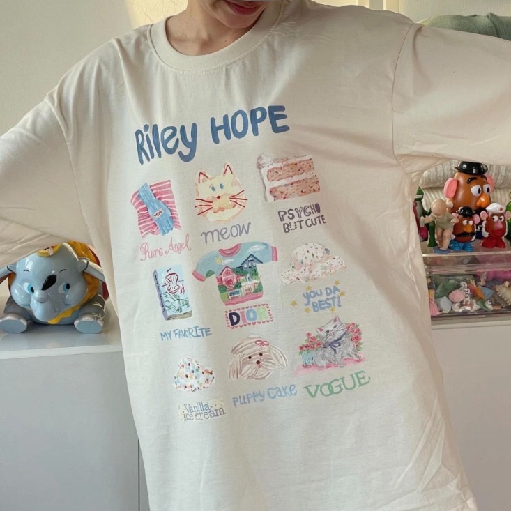 [LOCKERDUMP] 服飾 短袖 兔子 Ditto 泰國品牌 女生上衣 泰國代購 衣服 泰國 偷偷摸摸 🐢-細節圖2