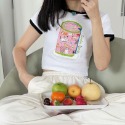 [LOCKERDUMP] 服飾 貓咪 貓 T恤 短袖 泰國品牌 女生上衣 泰國代購 衣服 泰國 偷偷摸摸 🐢-規格圖6
