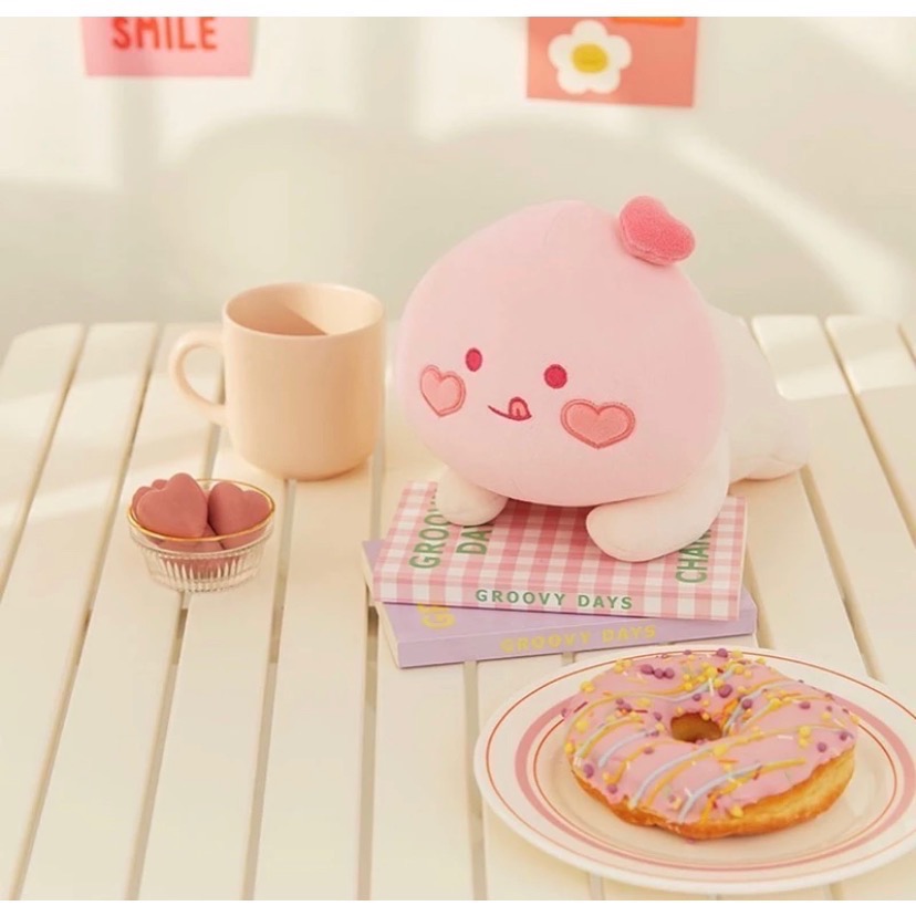 [KAKAO FRIENDS] 萊恩 情人節 七夕情人節 情人節禮物 粉紅萊恩 桃子 韓國代購 韓國  偷偷摸摸🐢-細節圖7