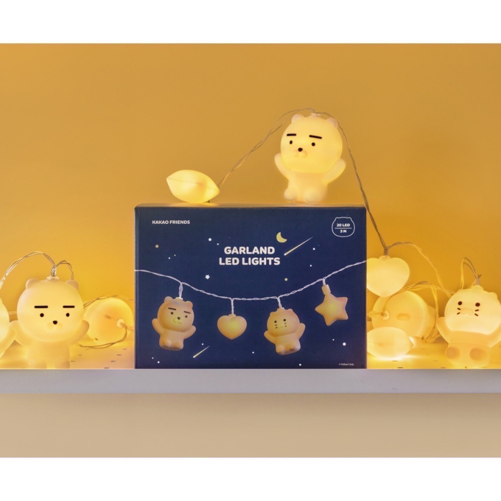 [KAKAO FRIENDS] 聖誕節 萊恩 春植 燈 小夜燈 掛飾 燈飾 聖誕燈 韓國代購 韓國 偷偷摸摸 🇰🇷-細節圖8