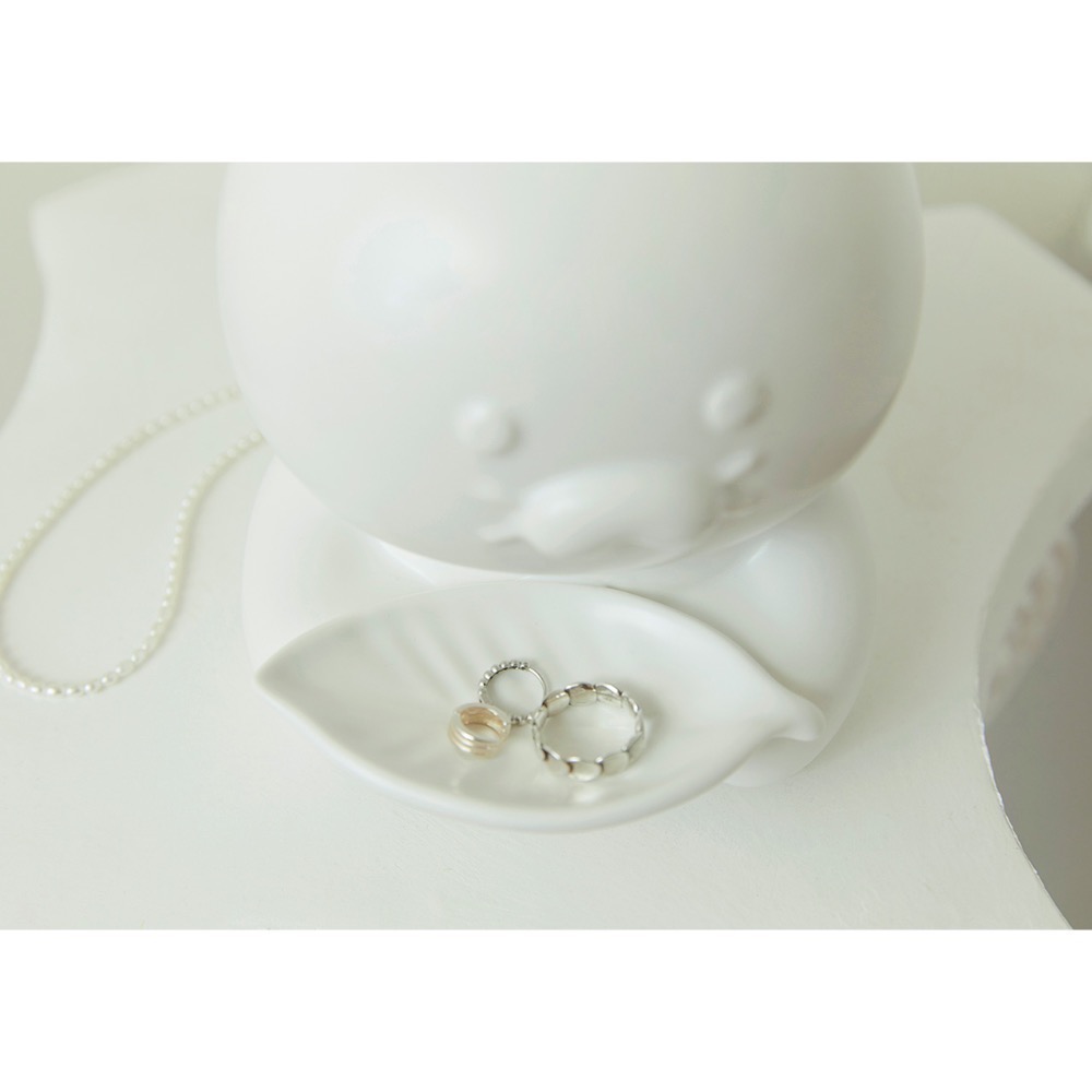 [KAKAO FRIENDS] 萊恩 春植 盆栽 擺設 入厝禮 白色 陶瓷 陶瓷盆栽 韓國🇰🇷-細節圖6