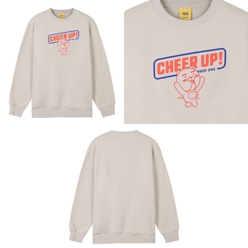 [KAKAO FRIENDS] 長袖 大學T 萊恩 TOPTEN RYAN CON 恐龍 聯名 韓國 偷偷摸摸🇰🇷-細節圖2