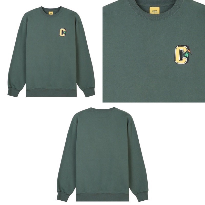 [KAKAO FRIENDS] 長袖 大學T 萊恩 TOPTEN RYAN CON 恐龍 聯名 韓國 偷偷摸摸🇰🇷-細節圖5