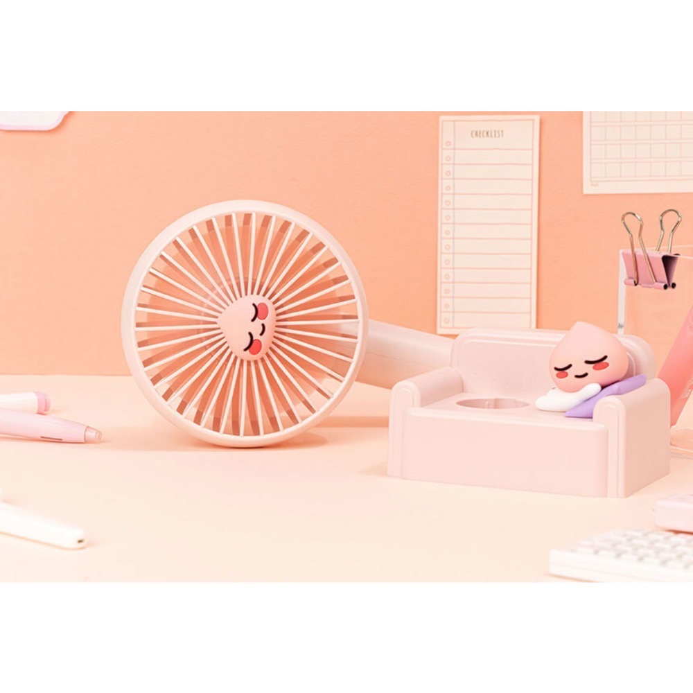偷偷摸摸🐢 手持風扇 KAKAO FRIENDS 沙發風扇 風扇 電風扇 韓國 韓國代購 萊恩 春植 桃子 韓國🇰-細節圖4