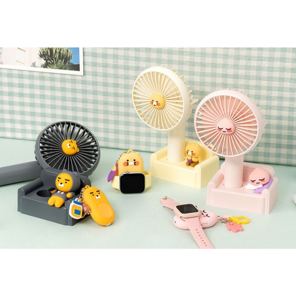 偷偷摸摸🐢 手持風扇 KAKAO FRIENDS 沙發風扇 風扇 電風扇 韓國 韓國代購 萊恩 春植 桃子 韓國🇰-細節圖8
