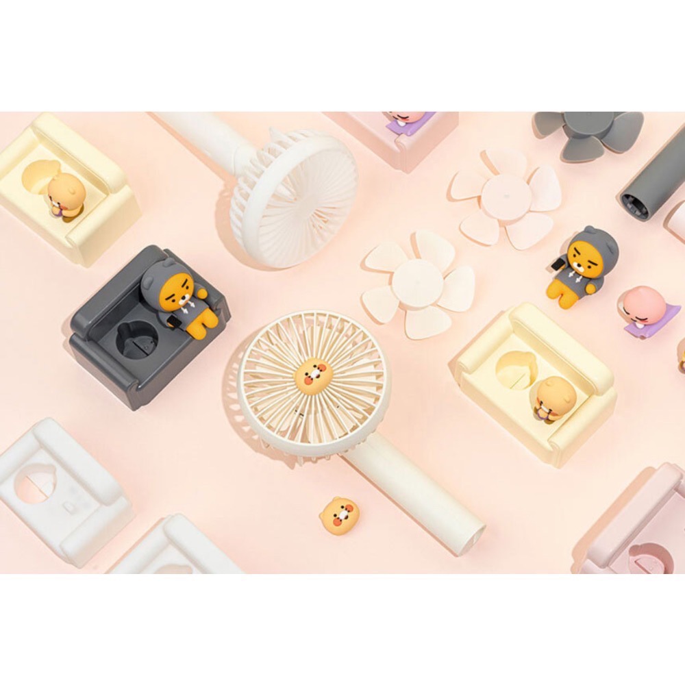 偷偷摸摸🐢 手持風扇 KAKAO FRIENDS 沙發風扇 風扇 電風扇 韓國 韓國代購 萊恩 春植 桃子 韓國🇰-細節圖9