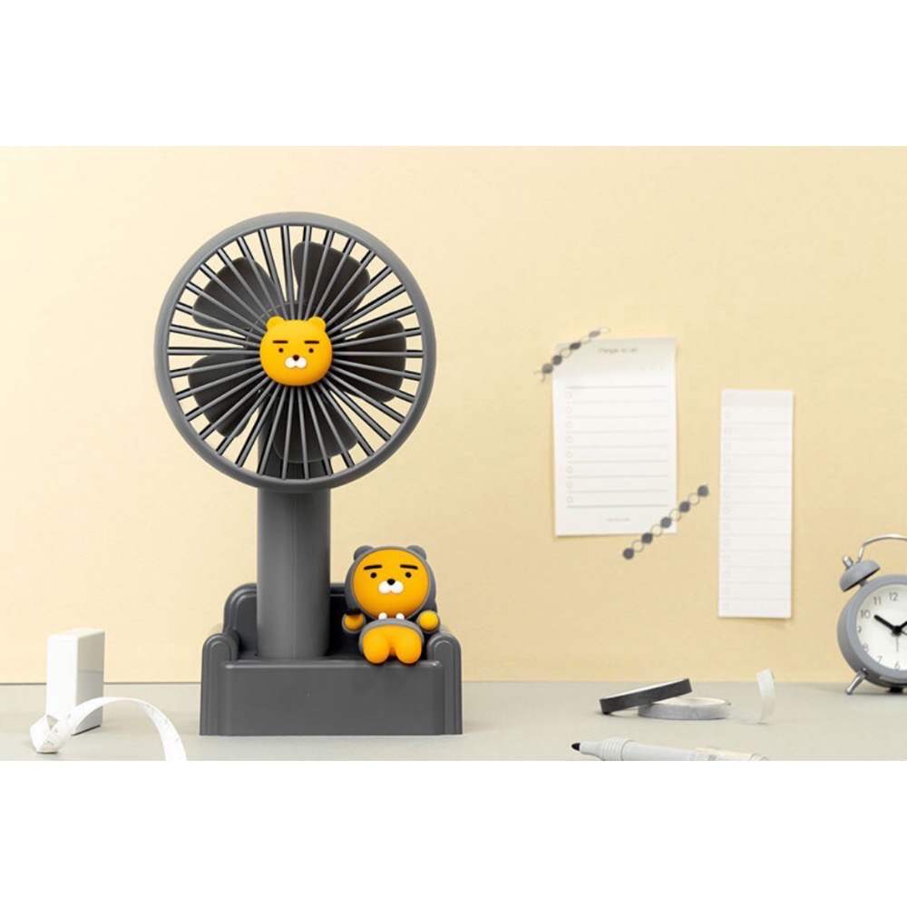 偷偷摸摸🐢 手持風扇 KAKAO FRIENDS 沙發風扇 風扇 電風扇 韓國 韓國代購 萊恩 春植 桃子 韓國🇰-規格圖10