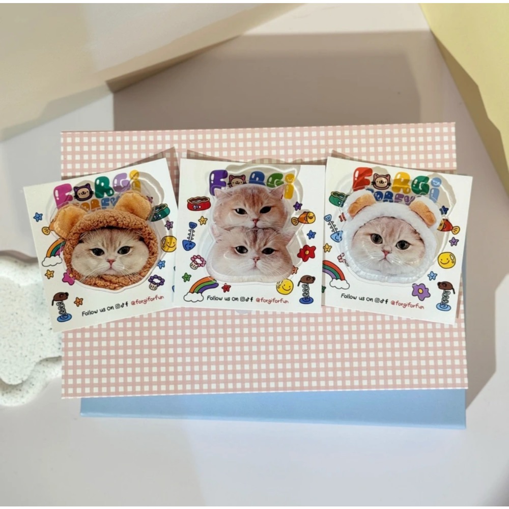 貓咪 手機支架 支架 氣囊支架 griptok 手機 貓 CAT 現貨-細節圖2