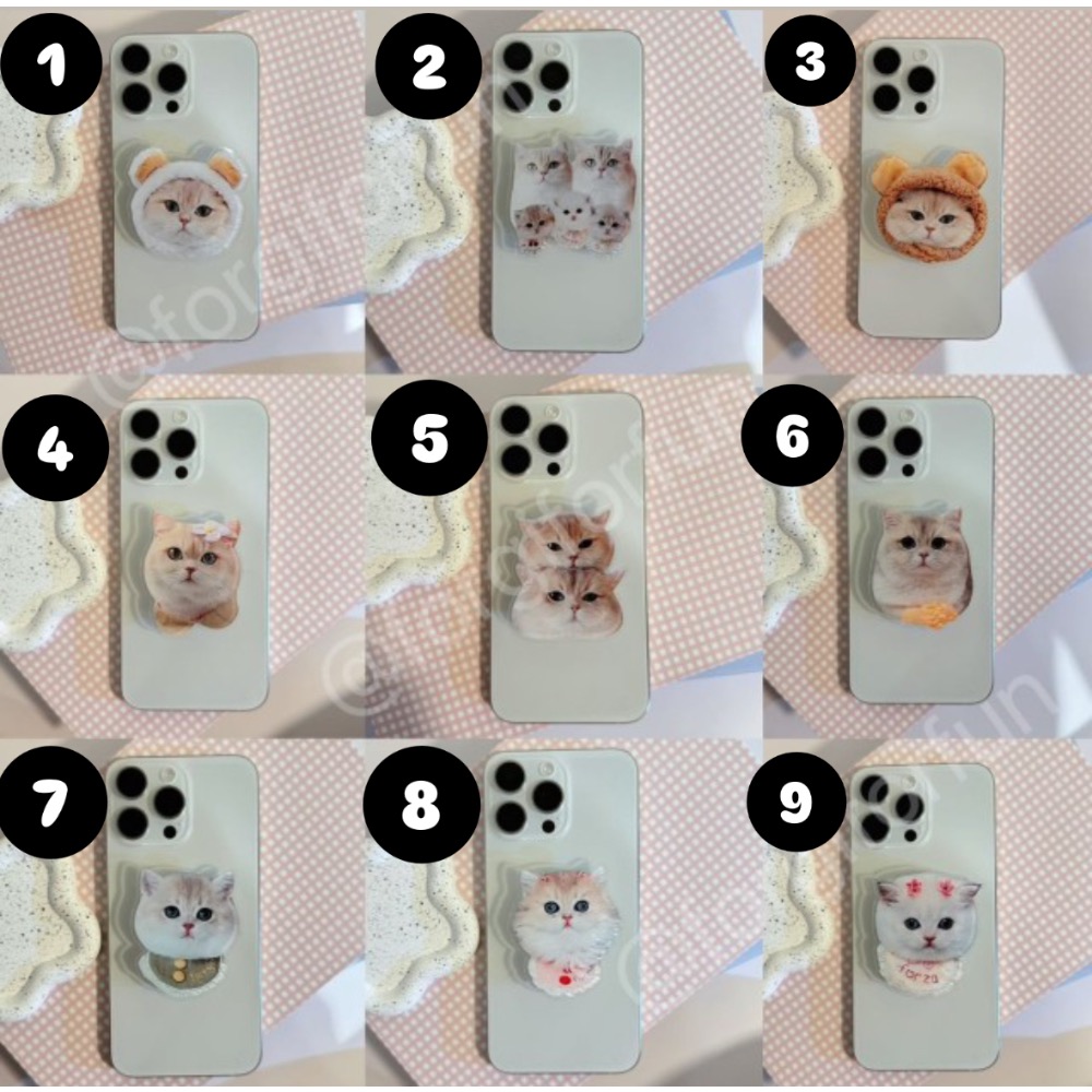 貓咪 手機支架 支架 氣囊支架 griptok 手機 貓 CAT 現貨-細節圖5