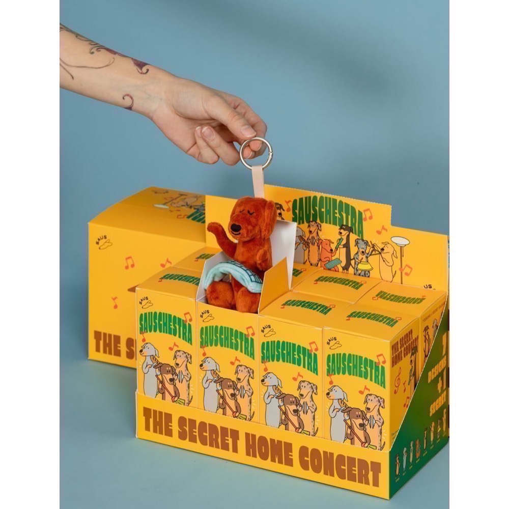 泰國代購 臘腸狗 盲盒 短腿幫 泰國 咖啡廳 臘腸狗盲盒 偷偷摸摸🐢-細節圖2