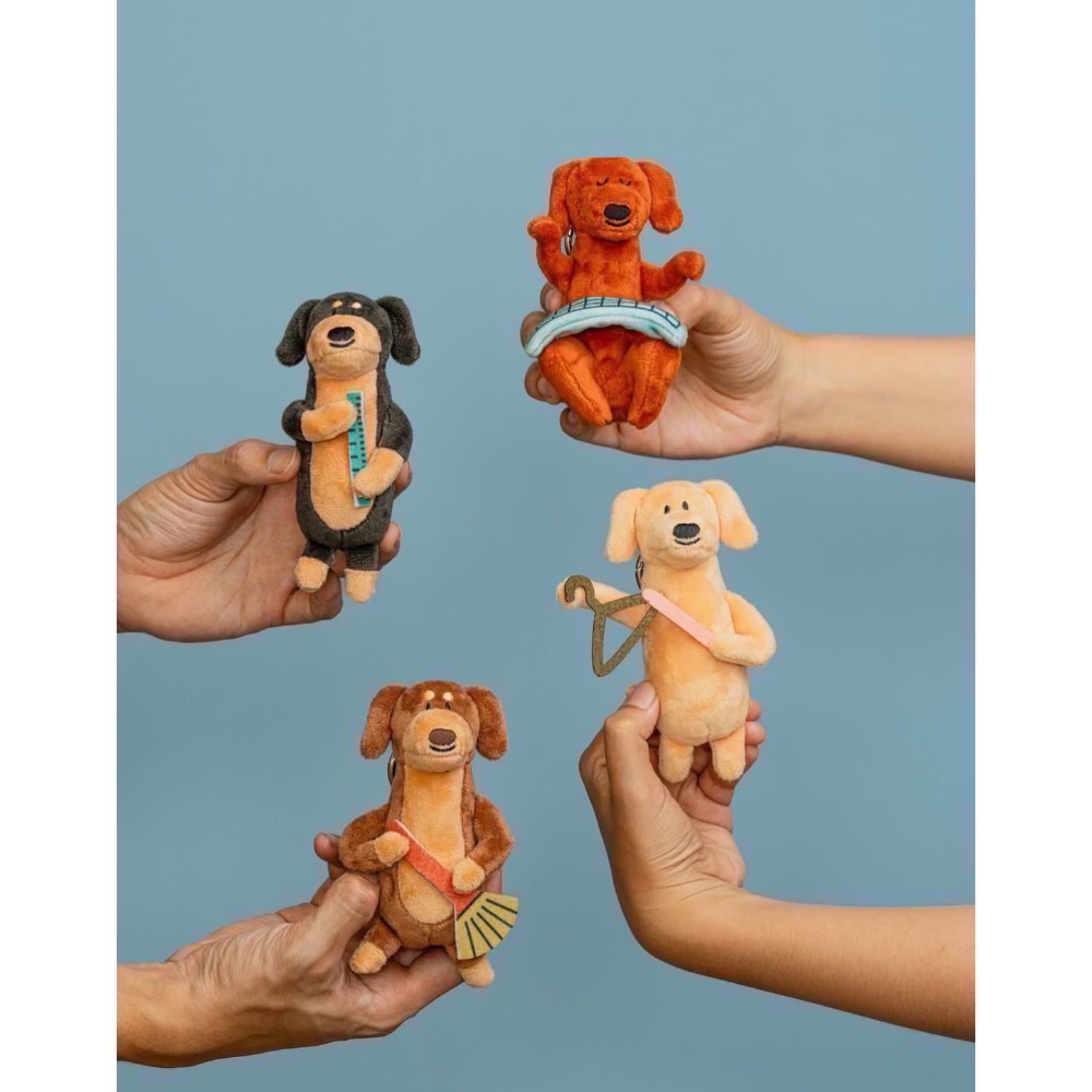 泰國代購 臘腸狗 盲盒 短腿幫 泰國 咖啡廳 臘腸狗盲盒 偷偷摸摸🐢-細節圖3