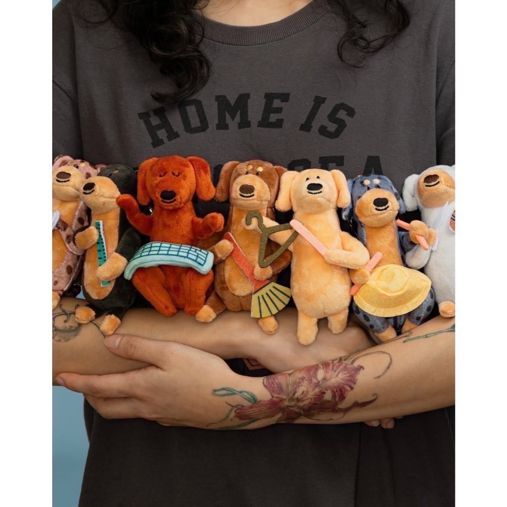 泰國代購 臘腸狗 盲盒 短腿幫 泰國 咖啡廳 臘腸狗盲盒 偷偷摸摸🐢-細節圖4