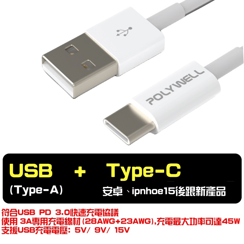 充電線 快充線 傳輸線 3A充電線 pd快充線 usb快充線 lightnin充電線 平果充電線 安卓充電線 台灣現貨-規格圖9