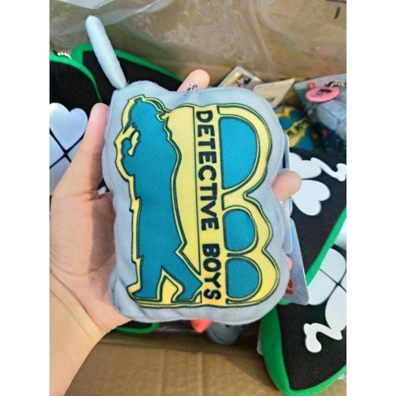【模販珍藏館】*現貨* SEGA 景品 名偵探柯南 領結變聲器 基德帽 少年偵探團徽章 幸運草 不織布 吊飾-細節圖6