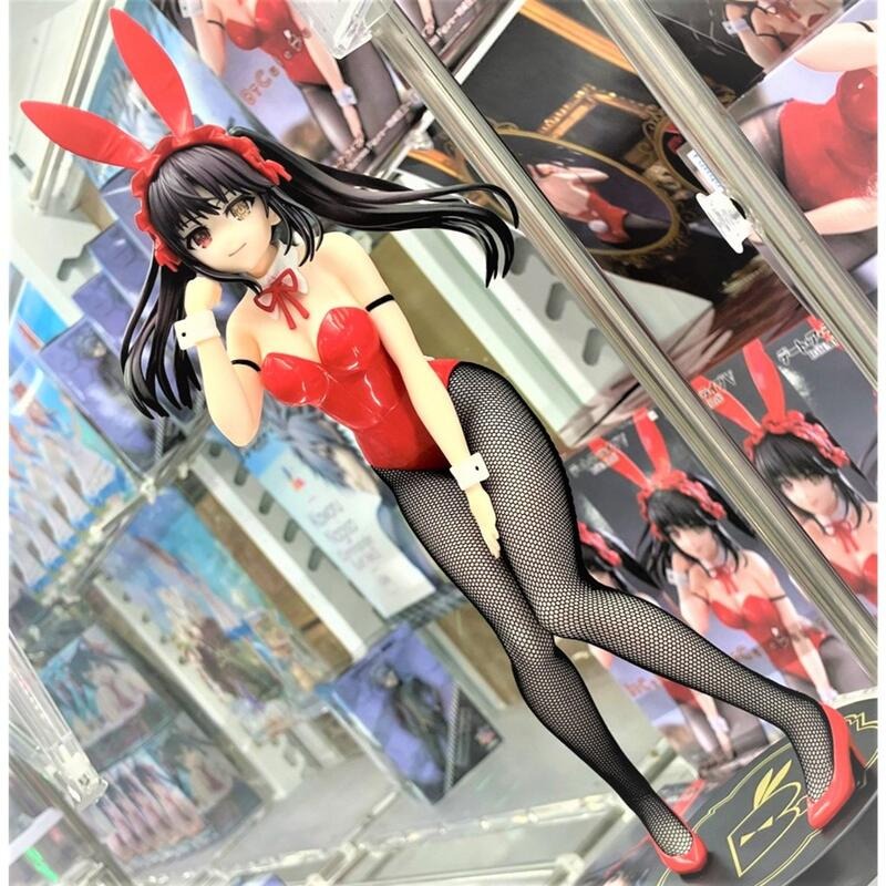 【模販珍藏館】*現貨* FuRyu 景品 BiCute 約會大作戰 時崎狂三 兔女郎 29cm-細節圖2