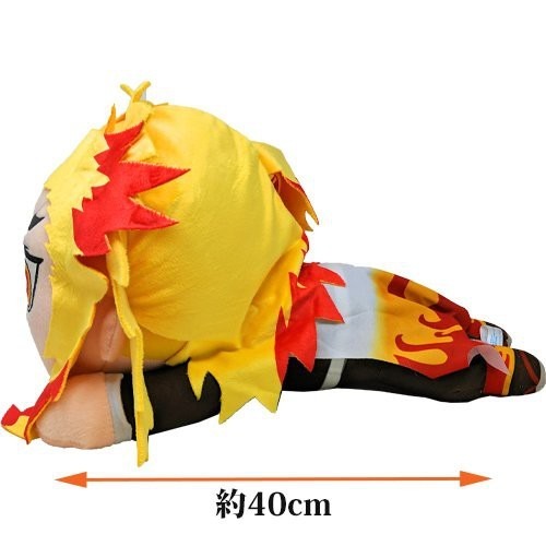 【模販珍藏館】*現貨* SEGA 景品 鬼滅之刃 炎柱 煉獄杏壽郎 趴姿娃娃 大趴 趴娃 玩偶 40cm-細節圖3