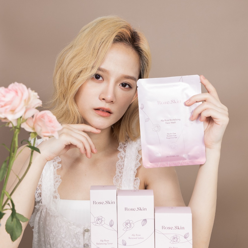 Rose.skin 薔薇肌薔薇植萃保濕修護面膜延緩肌膚老化，維持肌膚水份。 Rose.skin薔薇肌玫瑰植翠新概念官方正版賣場