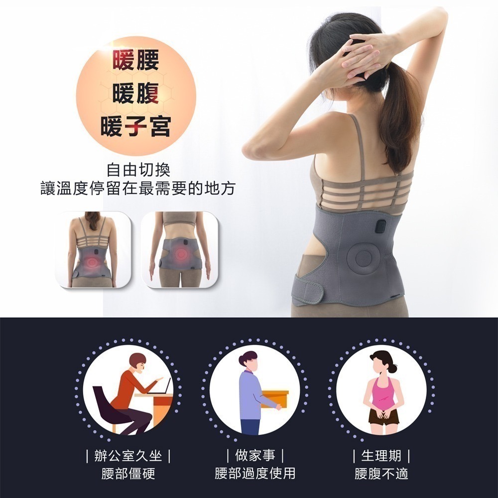 tokuyo 3in1石墨烯溫熱護膝 TS-202-細節圖7