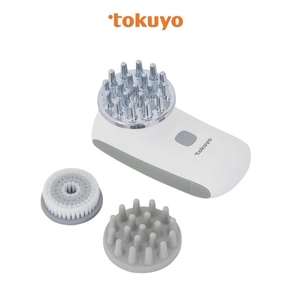 tokuyo 3合1頭皮按摩洗臉機 TP-109 (無段速調整 / 防水係數IPX5)-細節圖2