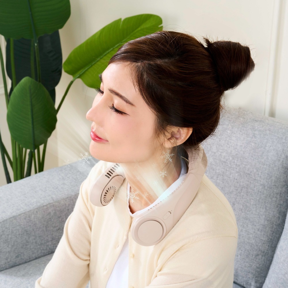 【新品上市】tokuyo 凍感2 in 1勁冷掛脖風扇 TEF-112-細節圖2