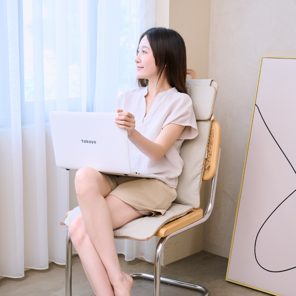 tokuyo 輕薄美型小舒包溫熱背墊 TH-526-細節圖3