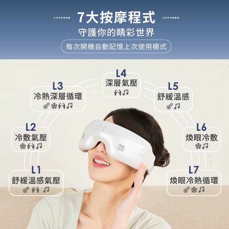 tokuyo 煥眼2冷熱眼部氣壓按摩器 TS-189-細節圖3